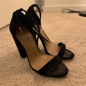ASOS Black sandal heels